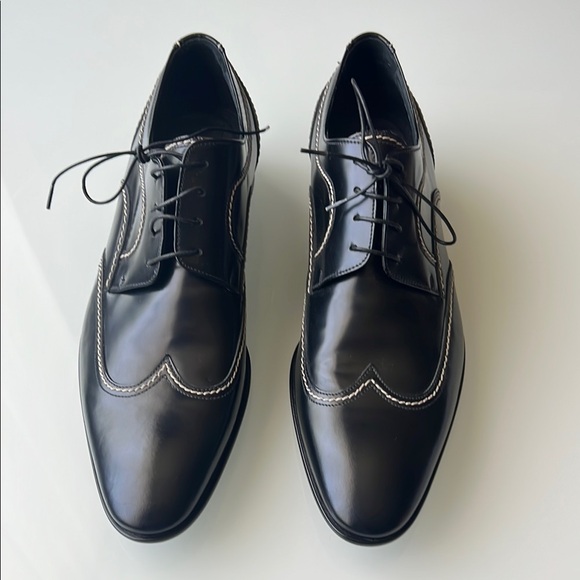 Dolce & Gabbana Other - Dolce and Gabbana D&G Tuxedo Patent Leather Shoes - Mens 45